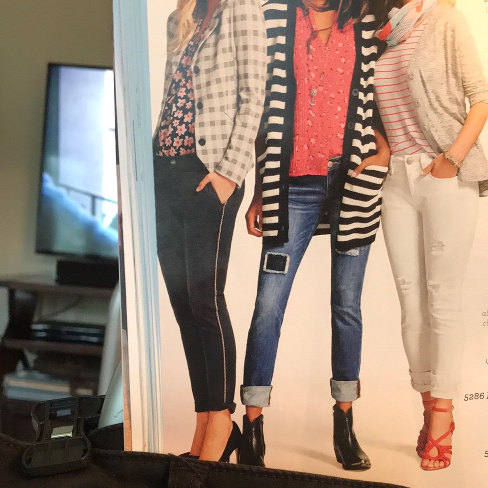 Cabi Peyton soft tuxedo pants